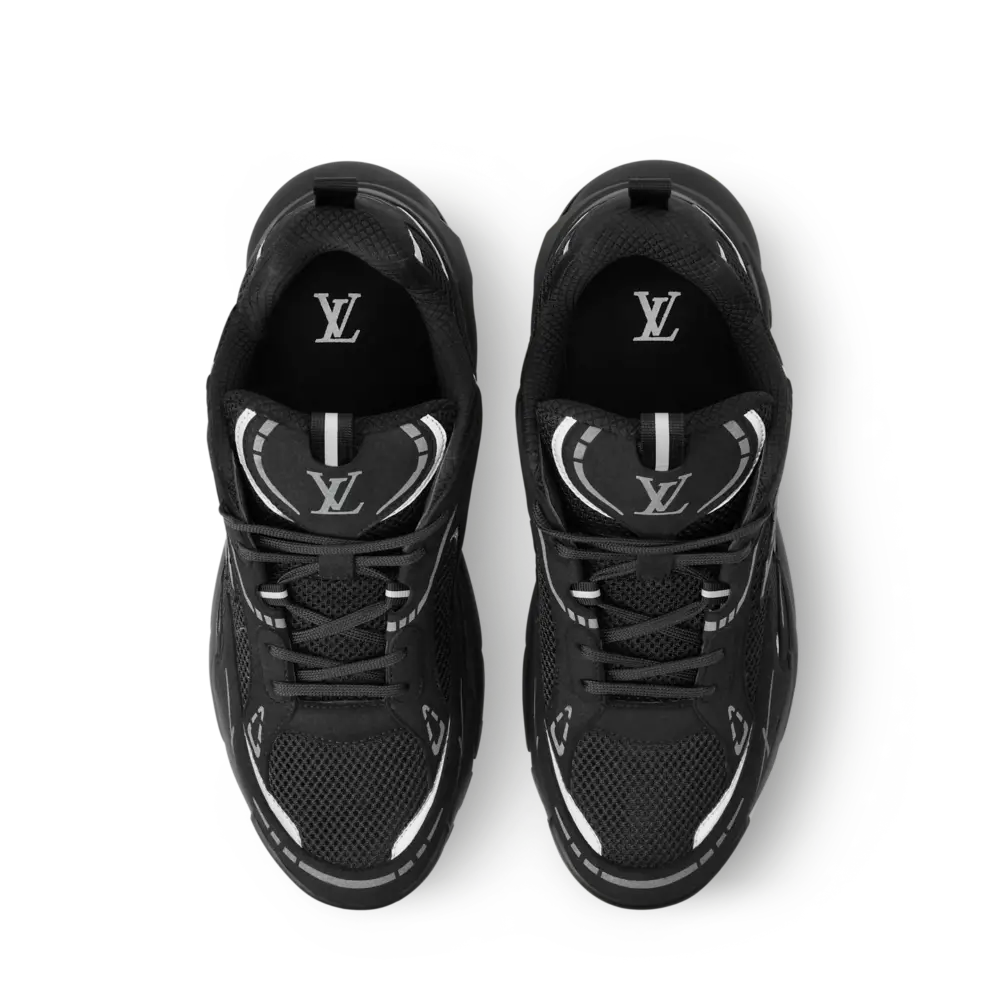 Alternative view of Giày Louis Vuitton LV Tatic Runner Trainers 'Black' 1AKC3K
