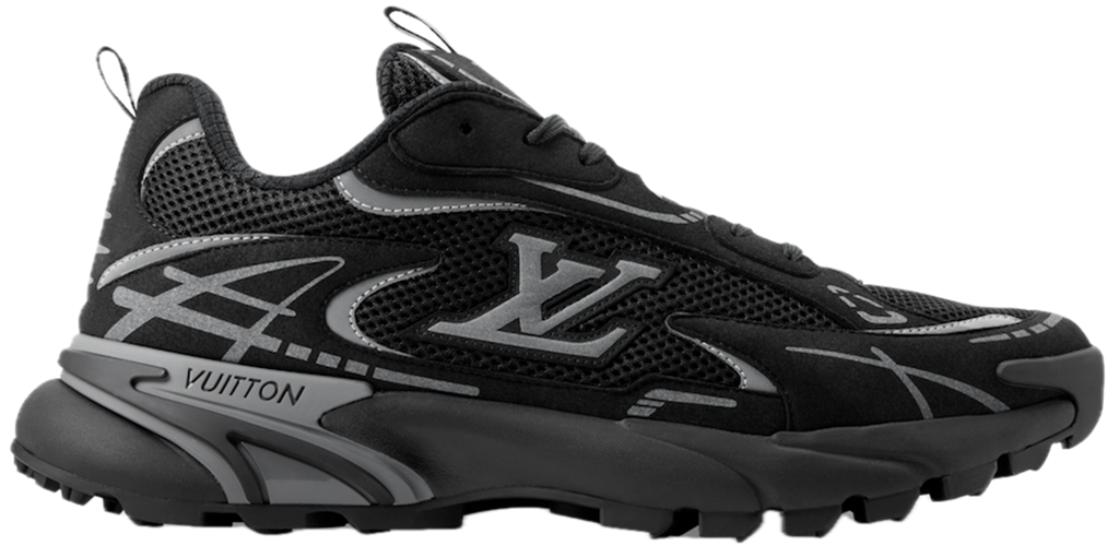 Giày Louis Vuitton LV Tatic Runner Trainers 'Black' 1AKC3K