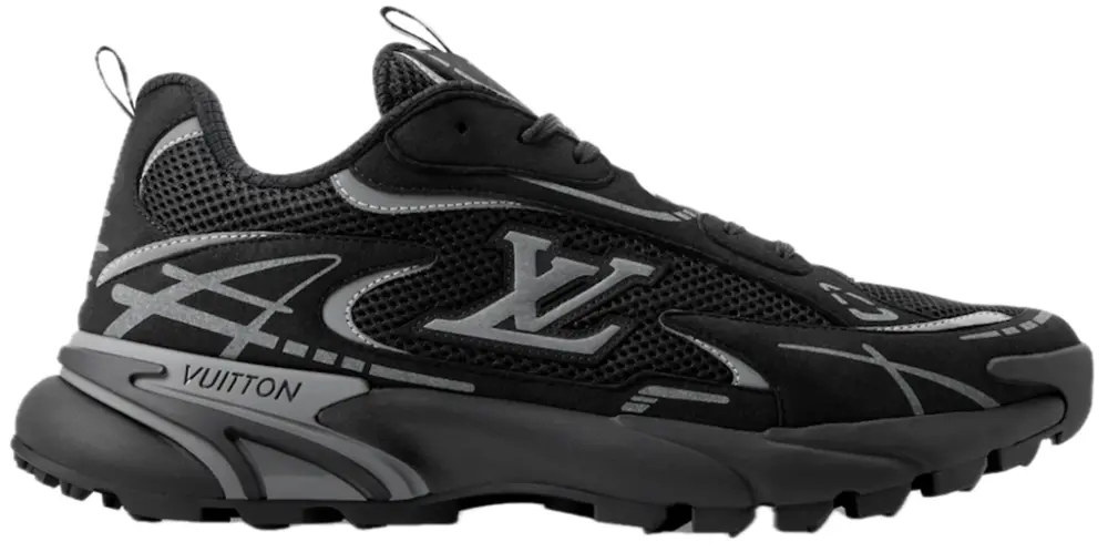 Giày Louis Vuitton LV Tatic Runner Trainers 'Black' 1AKC3K
