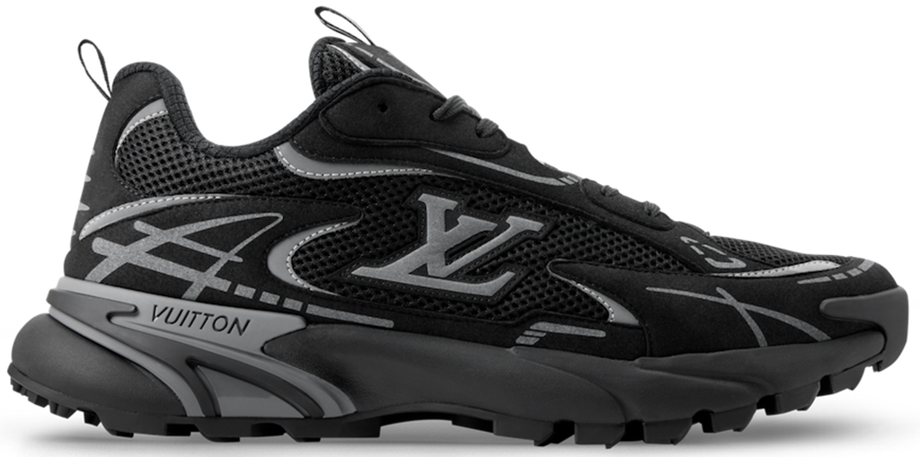 Giày Louis Vuitton LV Tatic Runner Trainers 'Black' 1AKC3L