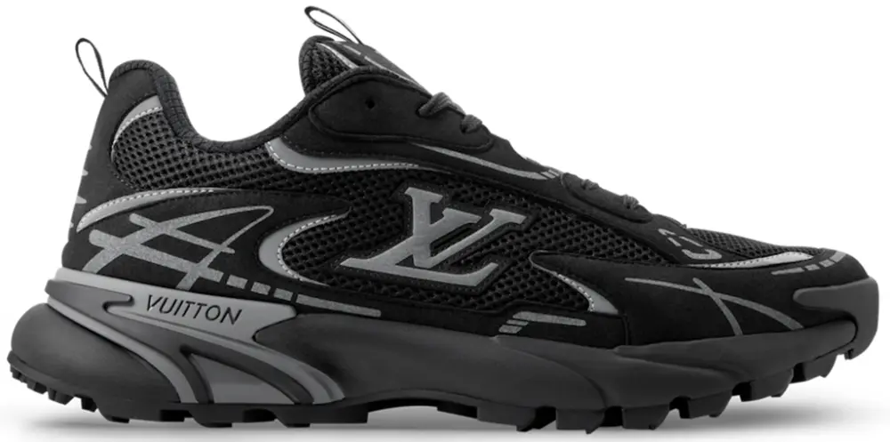 Giày Louis Vuitton LV Tatic Runner Trainers 'Black' 1AKC3L