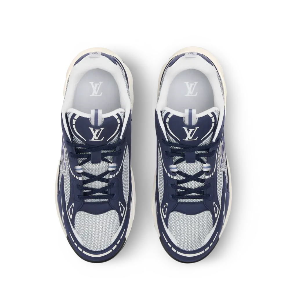 Giày Louis Vuitton LV Tatic Runner Trainers 'Blue' 1AKC4L - Ảnh 3