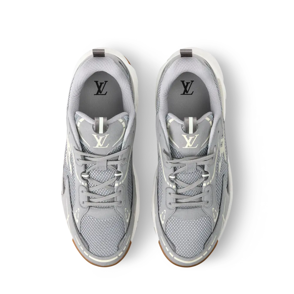 Giày Louis Vuitton LV Tatic Runner Trainers 'Grey' 1AKC53 - Ảnh 3