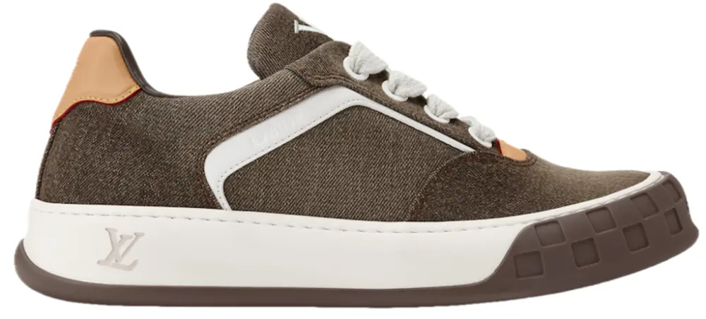 Giày Louis Vuitton LV Tilted Trainers 'Brown' 1AJW90