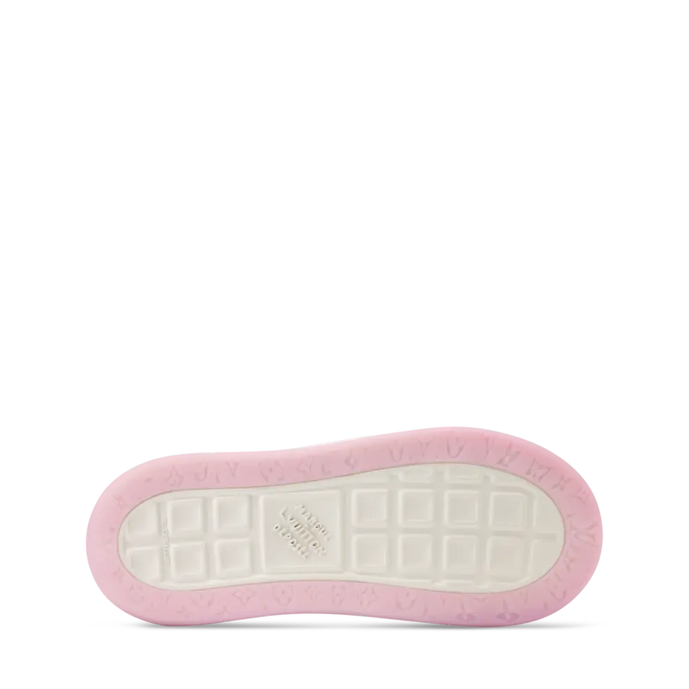 Giày Louis Vuitton LV Tilted Trainers 'Rose' 1AJS18 - Ảnh 5