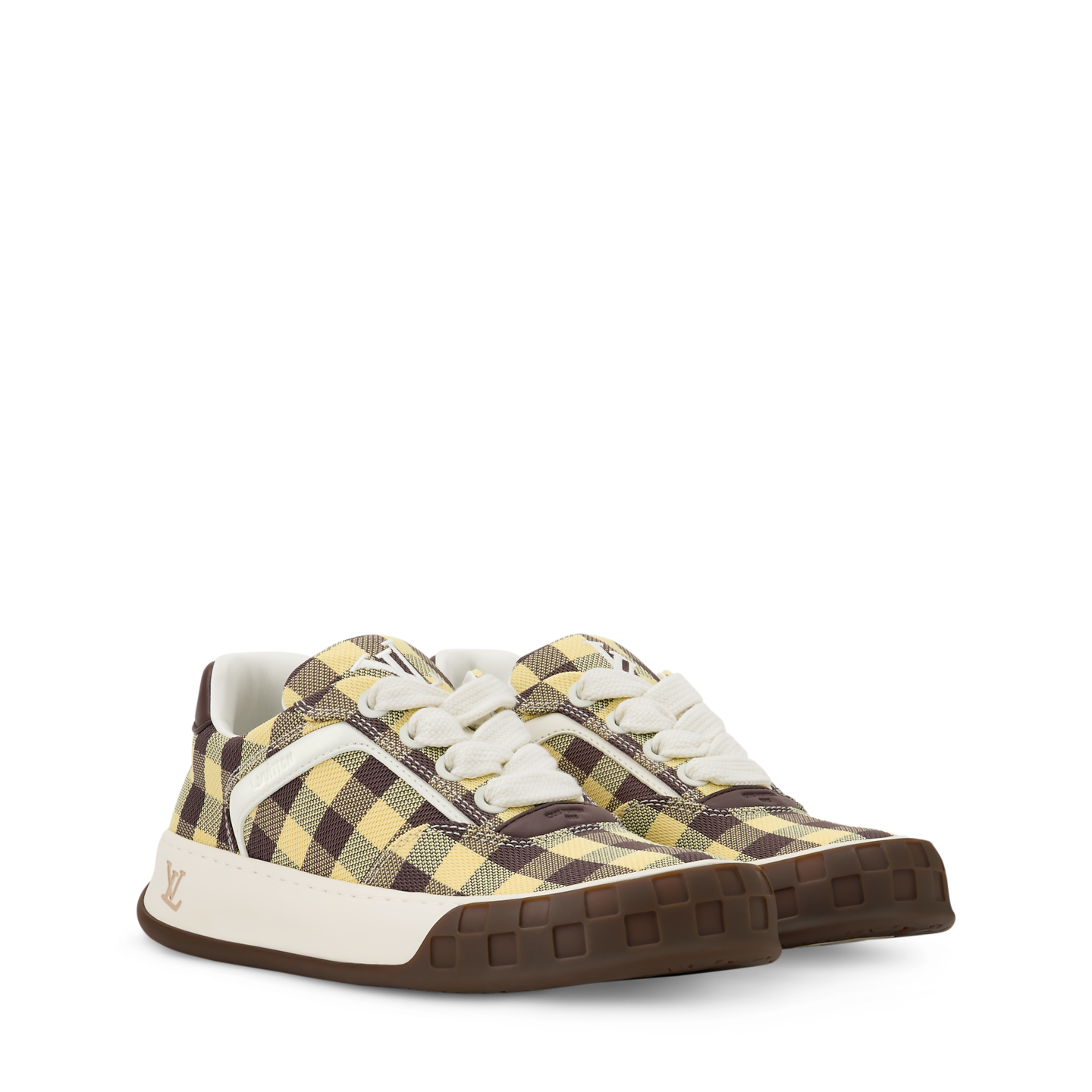 Alternative view of Giày Louis Vuitton LV Tilted Trainers 'Yellow' 1AJRZQ