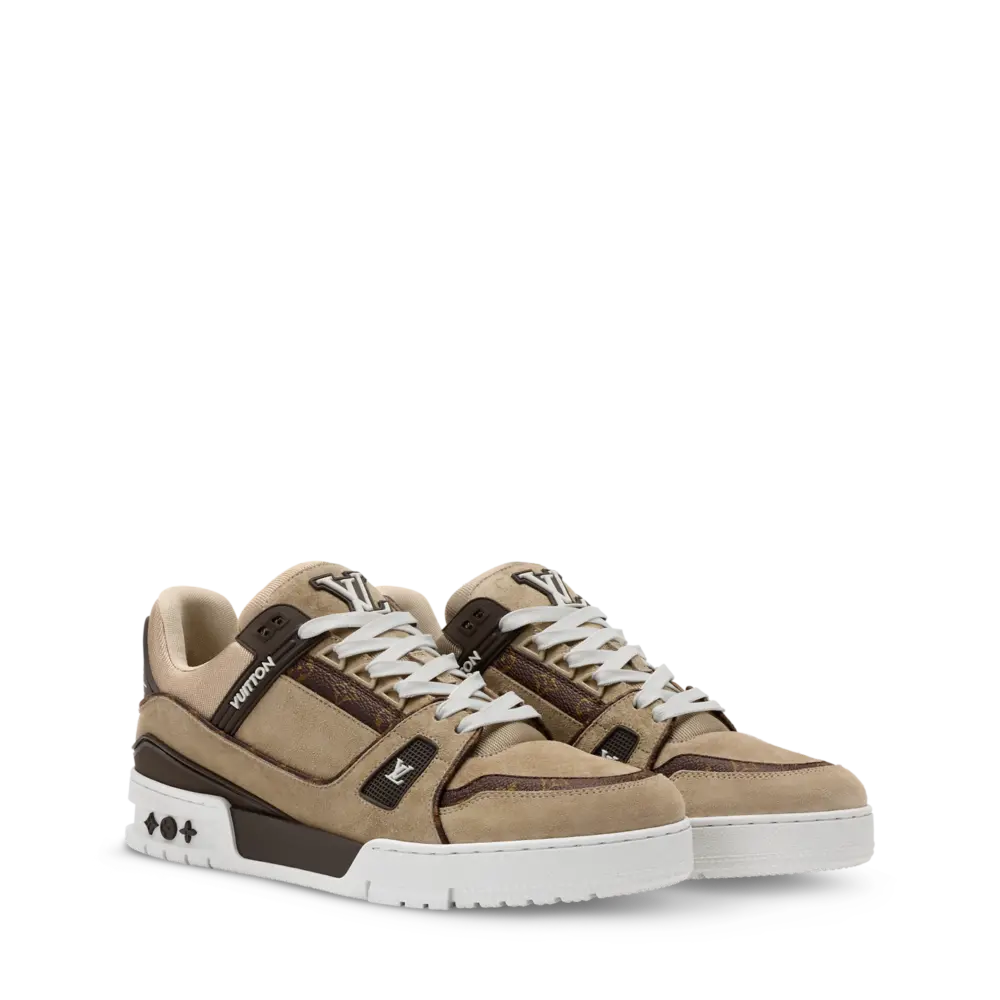 Alternative view of Giày Louis Vuitton LV Trainer 'Beige' 1AKB6S