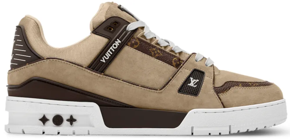 Giày Louis Vuitton LV Trainer 'Beige' 1AKB6S