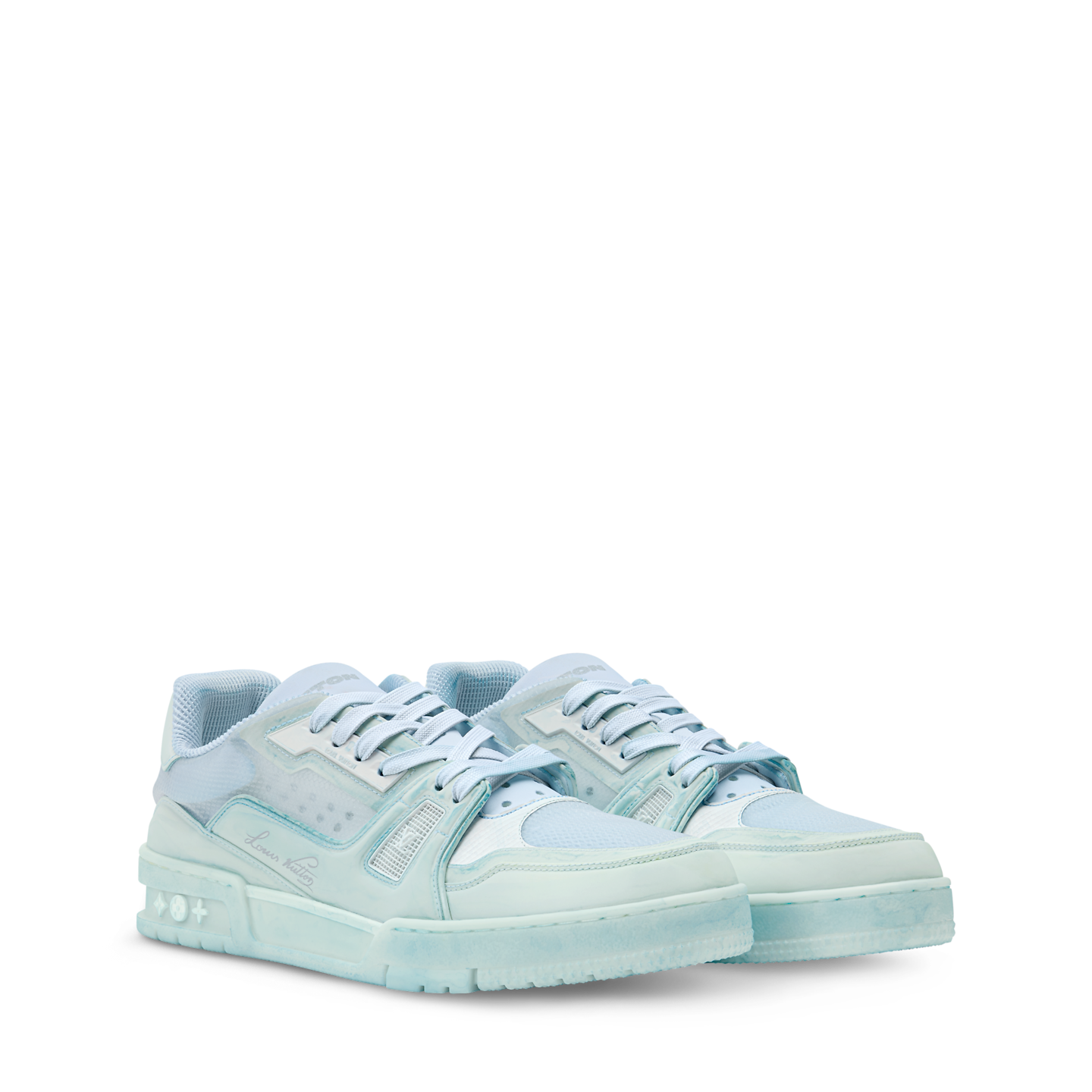 Alternative view of Giày Louis Vuitton LV Trainer 'Blue' 1AJS96