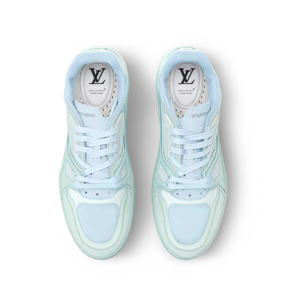 Giày Louis Vuitton LV Trainer 'Blue' 1AJS96 - Ảnh 3