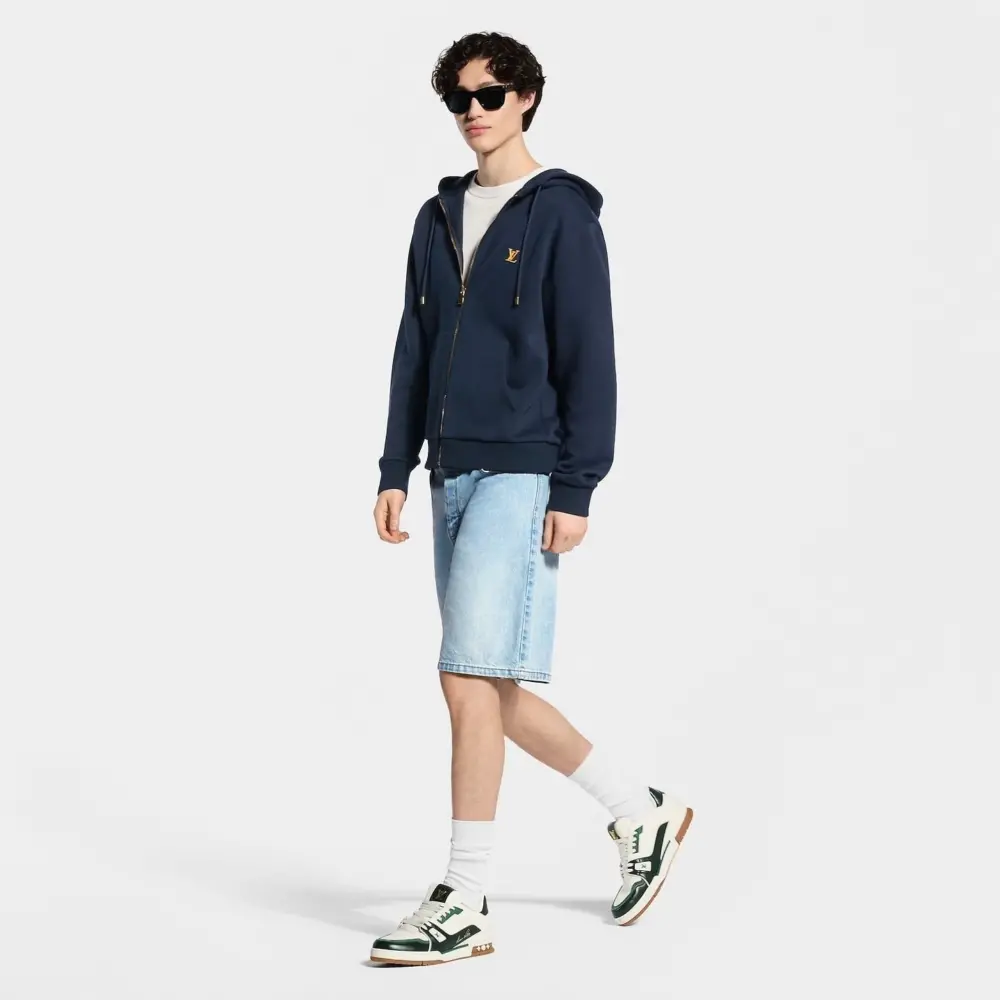 Giày Louis Vuitton LV Trainer 'Green' 1AKB9K - Ảnh 3