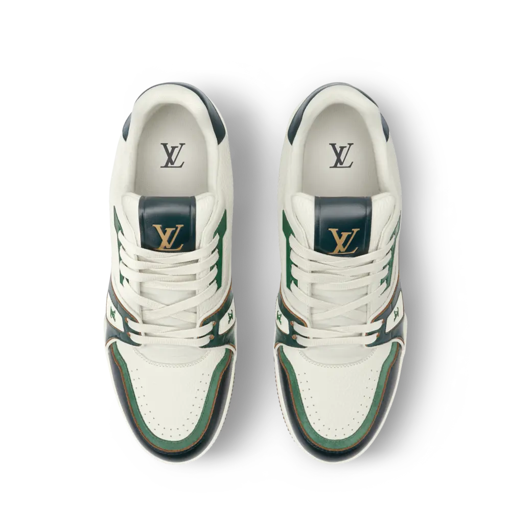 Giày Louis Vuitton LV Trainer 'Green' 1AKB9K - Ảnh 5