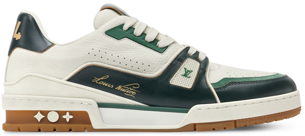 Giày Louis Vuitton LV Trainer 'Green' 1AKB9K