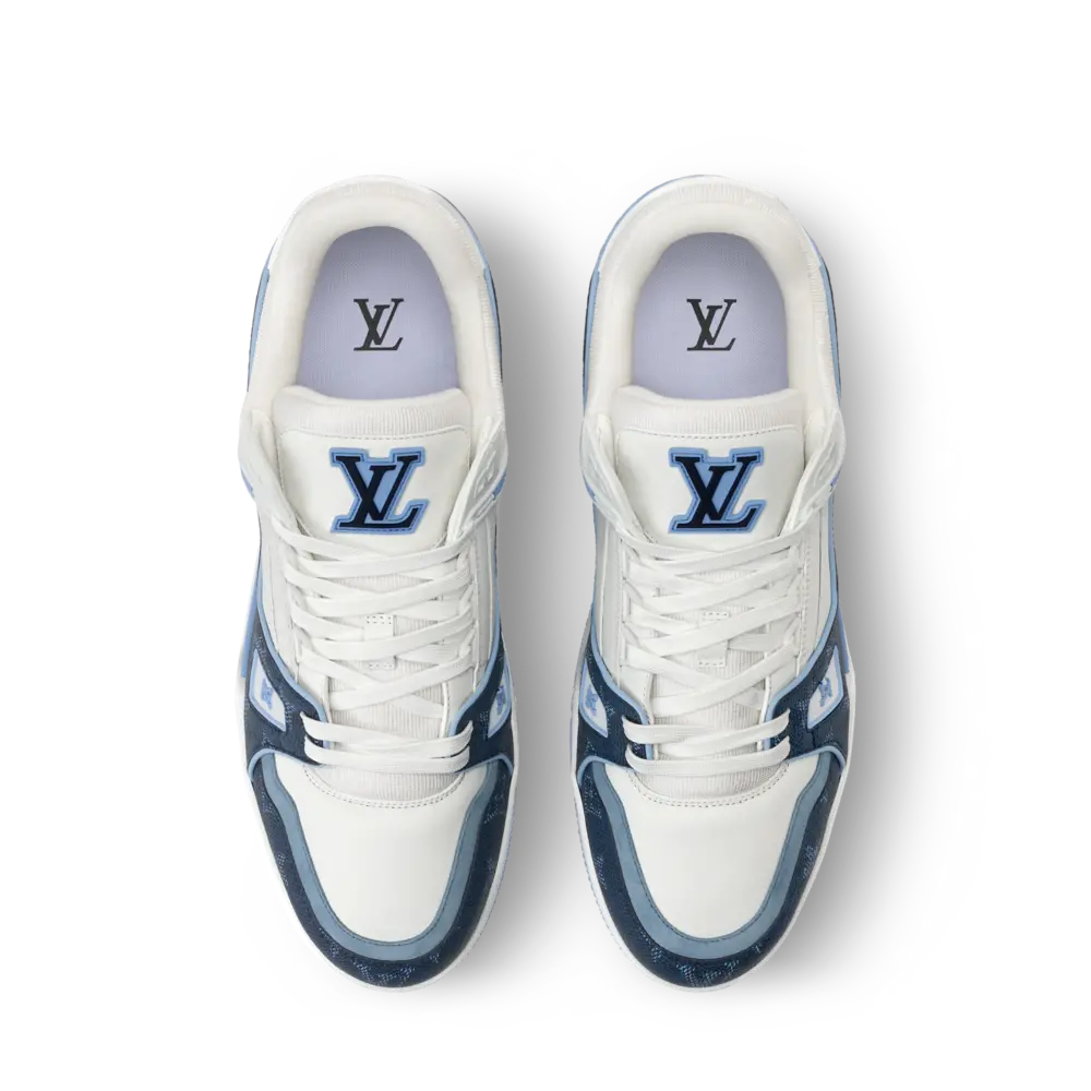 Giày Louis Vuitton LV Trainer 'Marine' 1AJQLH - Ảnh 5