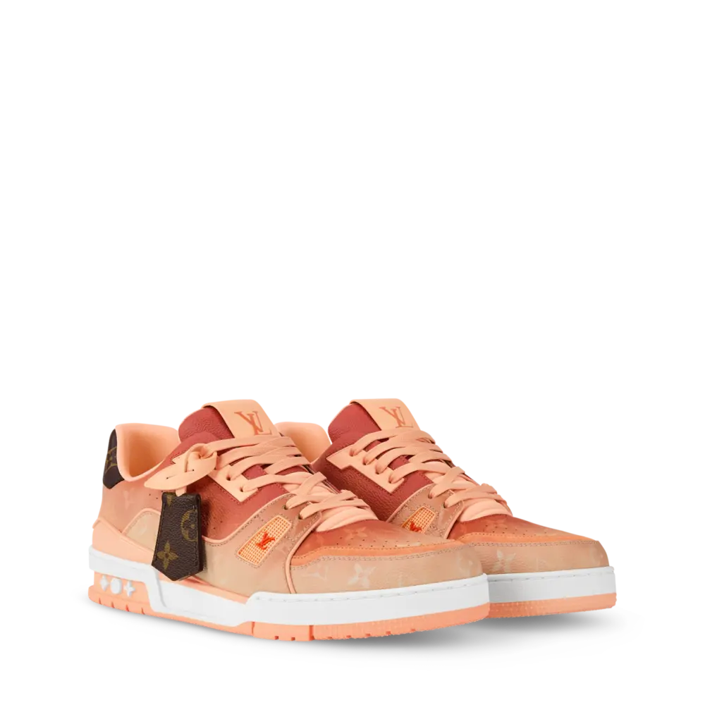 Giày Louis Vuitton LV Trainer 'Orange' 1AJTPO - Ảnh 3