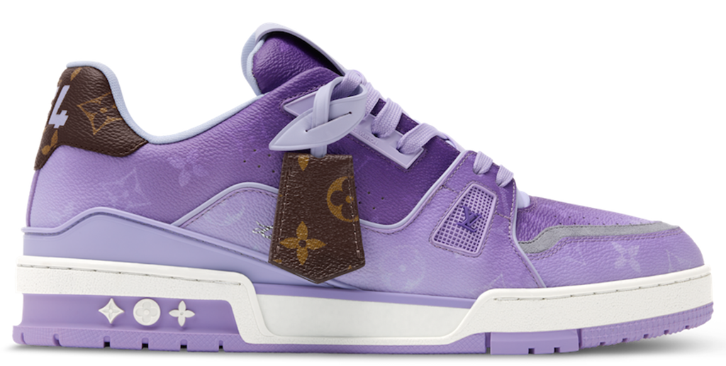 Giày Louis Vuitton LV Trainer 'Purple' 1AJTQ7