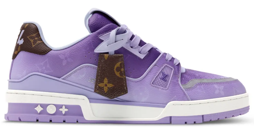 Giày Louis Vuitton LV Trainer 'Purple' 1AJTQ7