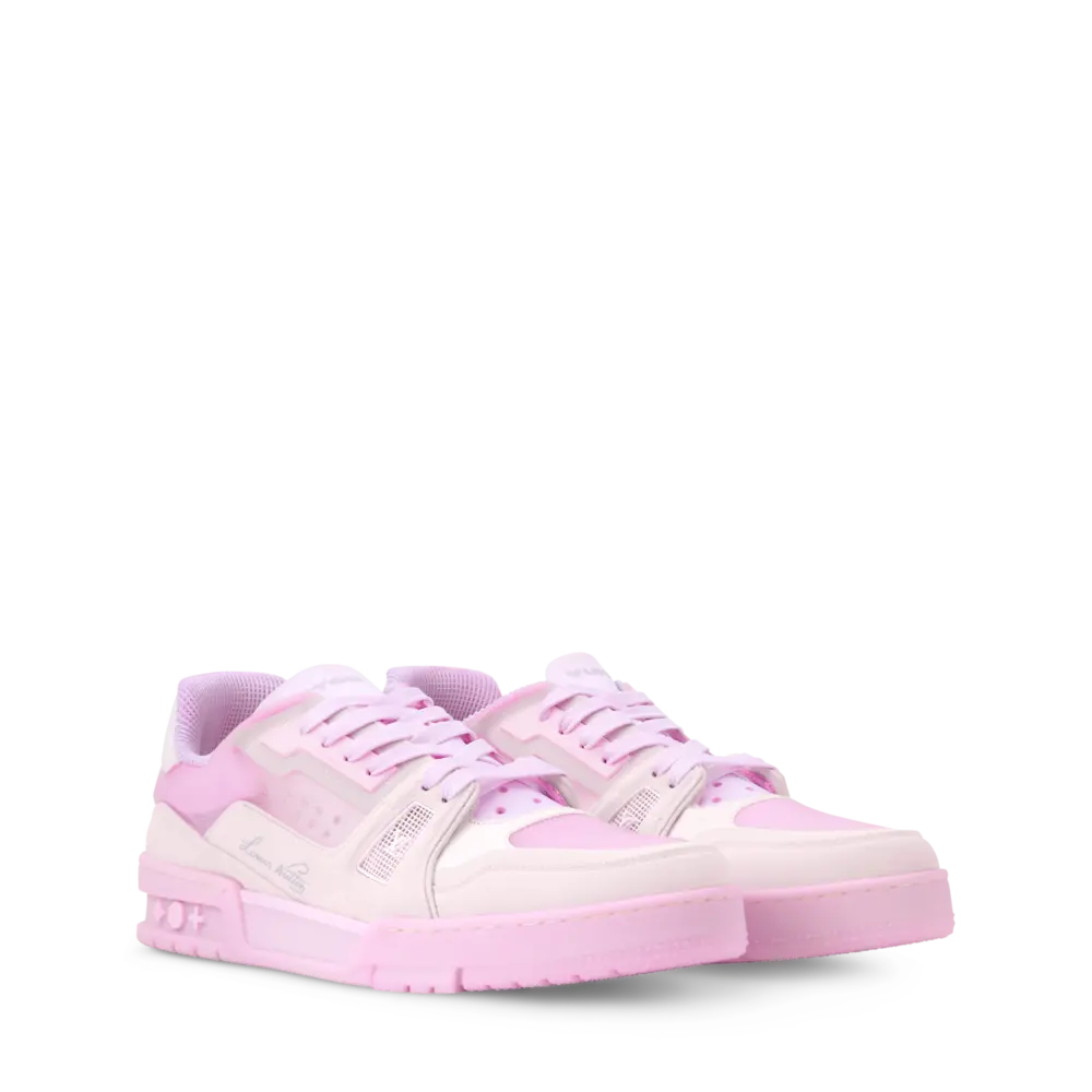 Giày Louis Vuitton LV Trainer 'Rose' 1AJS80 - Ảnh 5