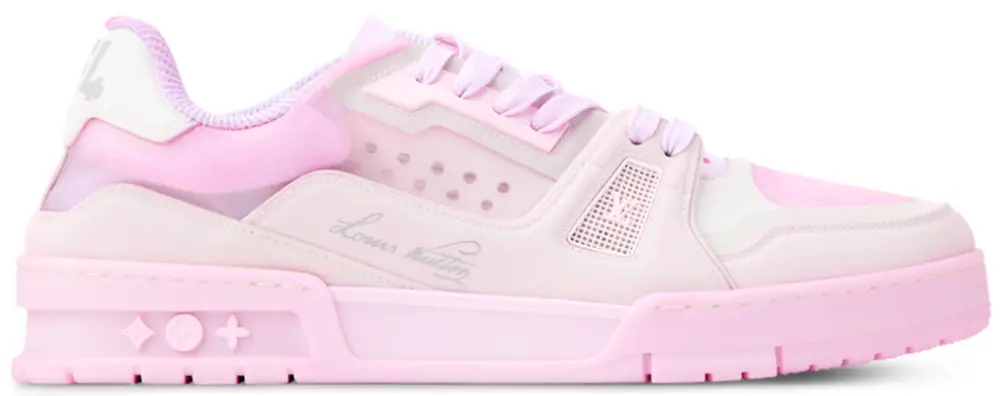 Giày Louis Vuitton LV Trainer 'Rose' 1AJS80