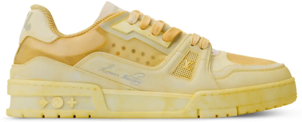 Giày Louis Vuitton LV Trainer 'Yellow' 1AJSAD