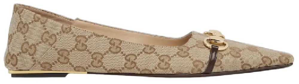Giày Gucci Vittoria Ballerina 'Sand' 865402-FAFZD-9167