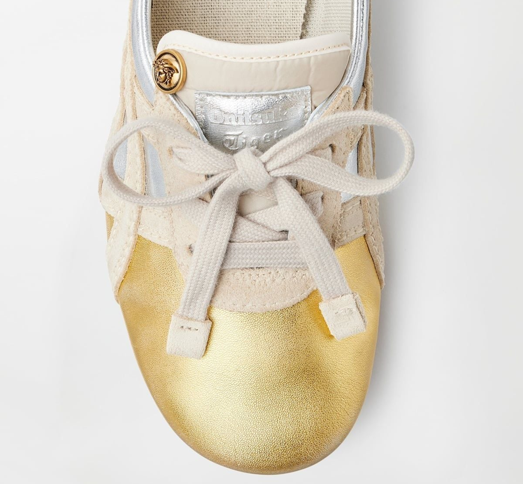 Giày Onitsuka Tiger x Versace Sakura 'Silver' 1025116-1A17738-6XD0J - Ảnh 5
