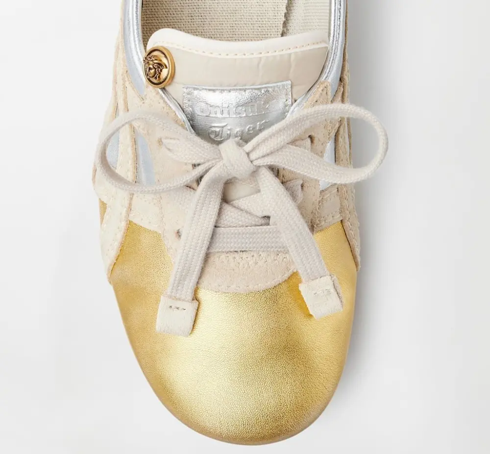 Giày Onitsuka Tiger x Versace Sakura 'Silver' 1025116-1A17738-6XD0J - Ảnh 5