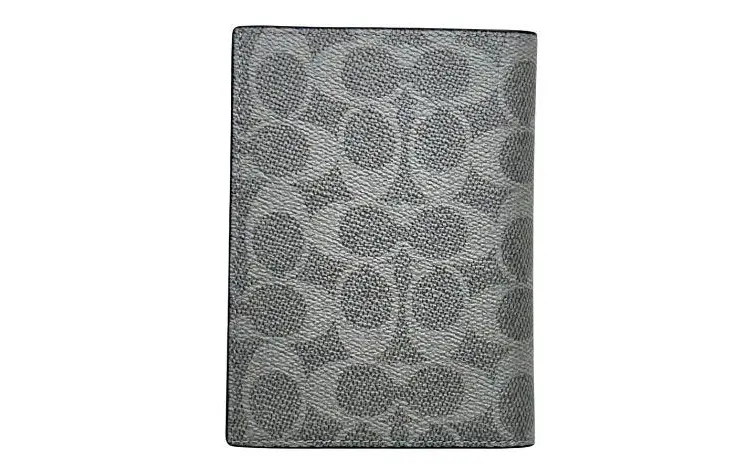 Ví Coach Passport Card Case 'Grey' CCF34-QBGRM - Ảnh 3