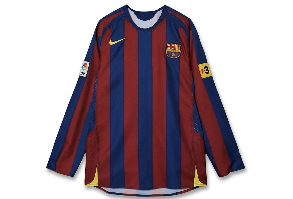 Áo Nike FC Barcelona 2005/06 ‘Gym Blue’ HQ1461-471