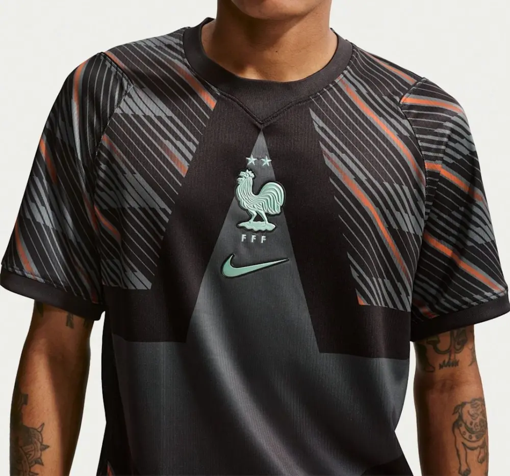 Áo Nike France 2026 Stadium Goalkeeper ‘Black’ IB5304-010 - Ảnh 3