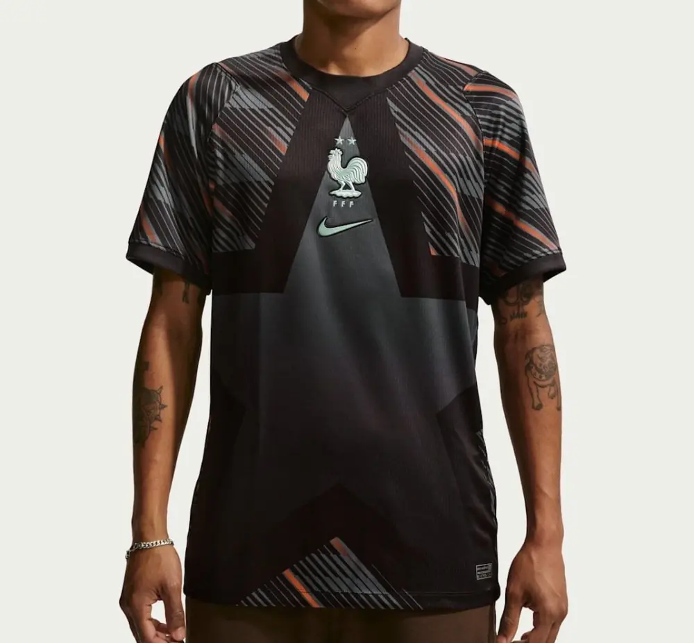 Áo Nike France 2026 Stadium Goalkeeper ‘Black’ IB5304-010 - Ảnh 6