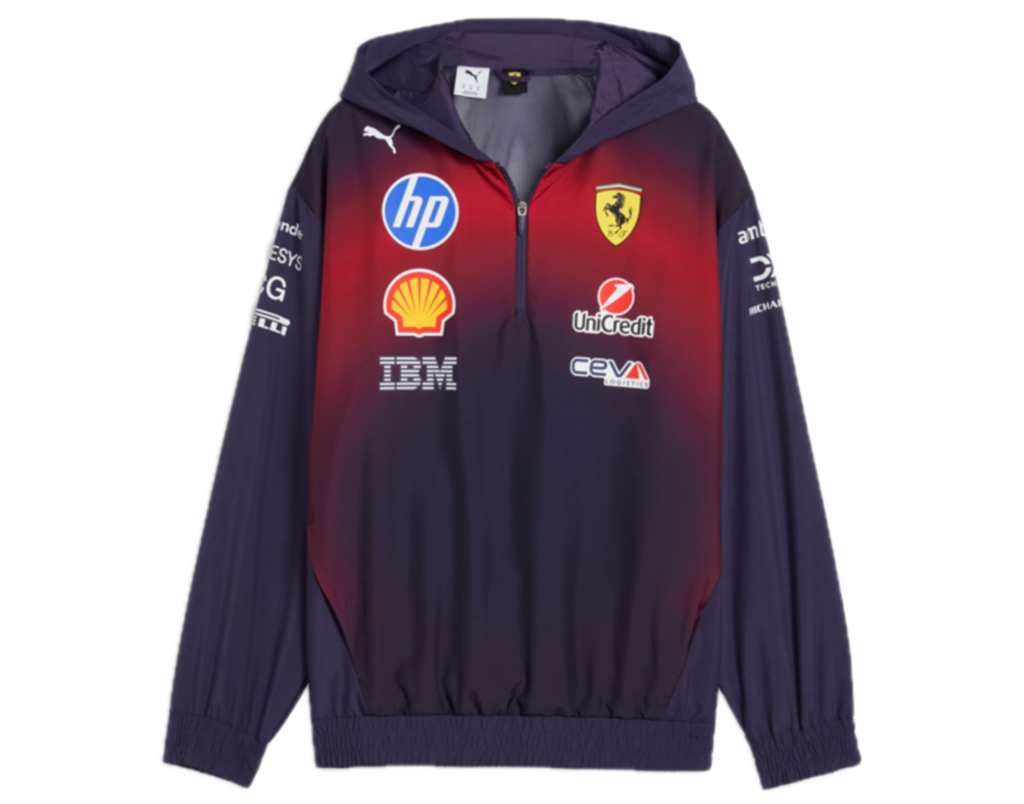 Áo Puma Replica Hoodie for Scuderia Ferrari 'Deep Plum' 713962-01