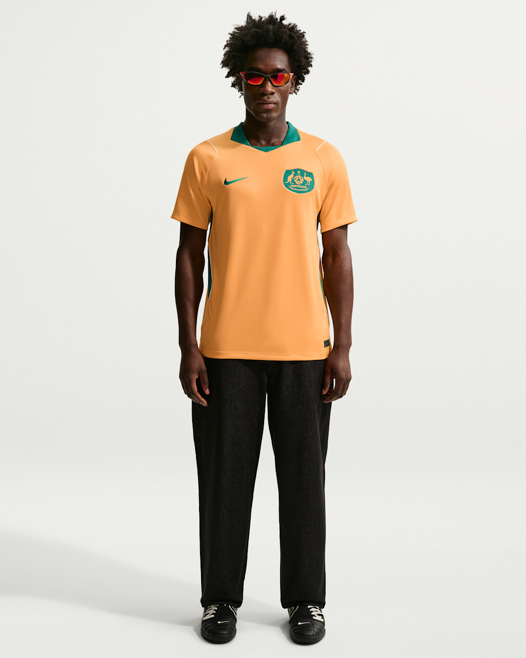 Alternative view of Áo Nike Australia 2026 Stadium Home IB5256-704