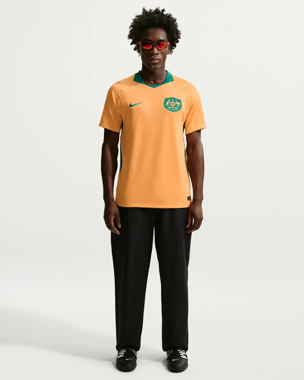 Alternative view of Áo Nike Australia 2026 Stadium Home IB5256-704