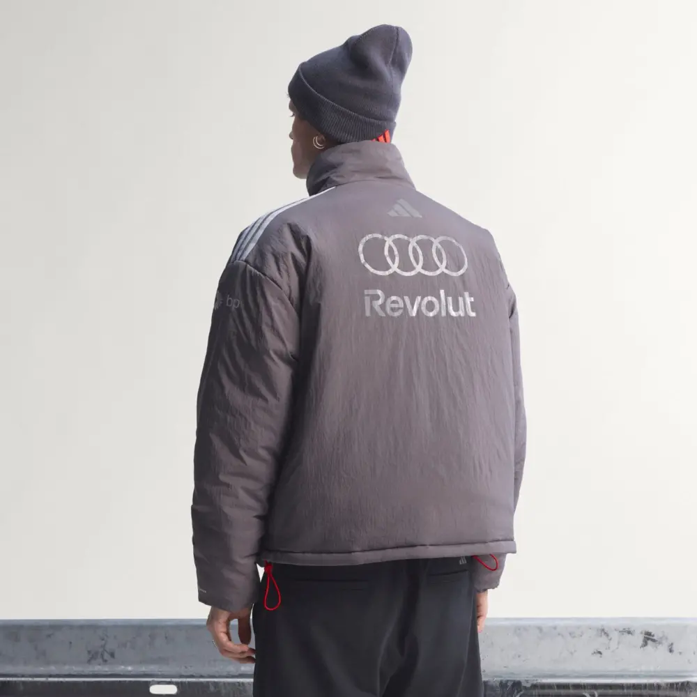 Áo Adidas AUDI REVOLUT F1 TEAM ENGINEERS & MARKETING PADDED 'Grey Strata' KF8536 - Ảnh 3