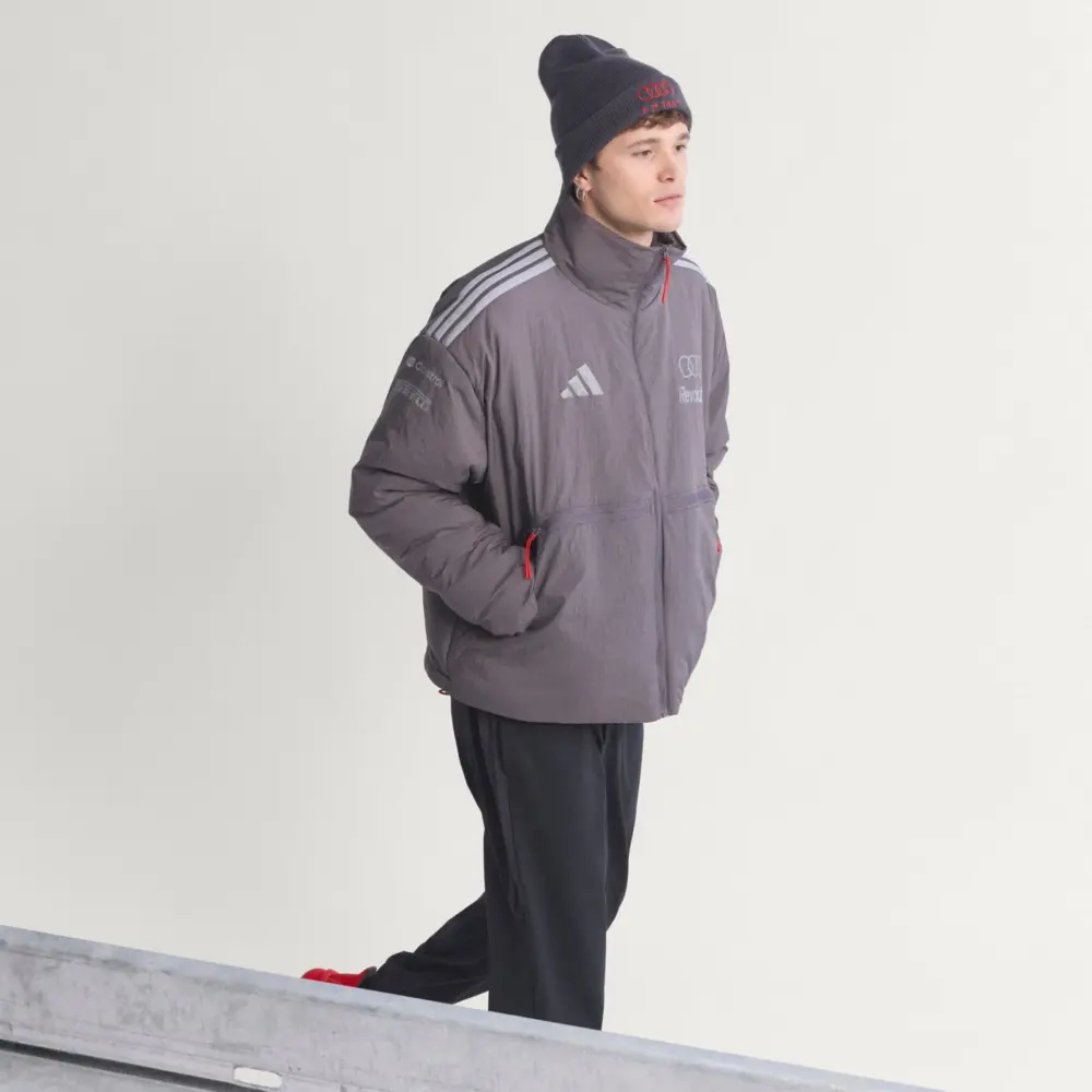 Alternative view of Áo Adidas AUDI REVOLUT F1 TEAM ENGINEERS & MARKETING PADDED 'Grey Strata' KF8536