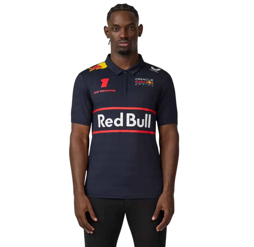 Áo Castore Oracle Red Bull Racing F1 Team Driver Polo Shirt 'Midnight Blue' TM10296-020 - Ảnh 5