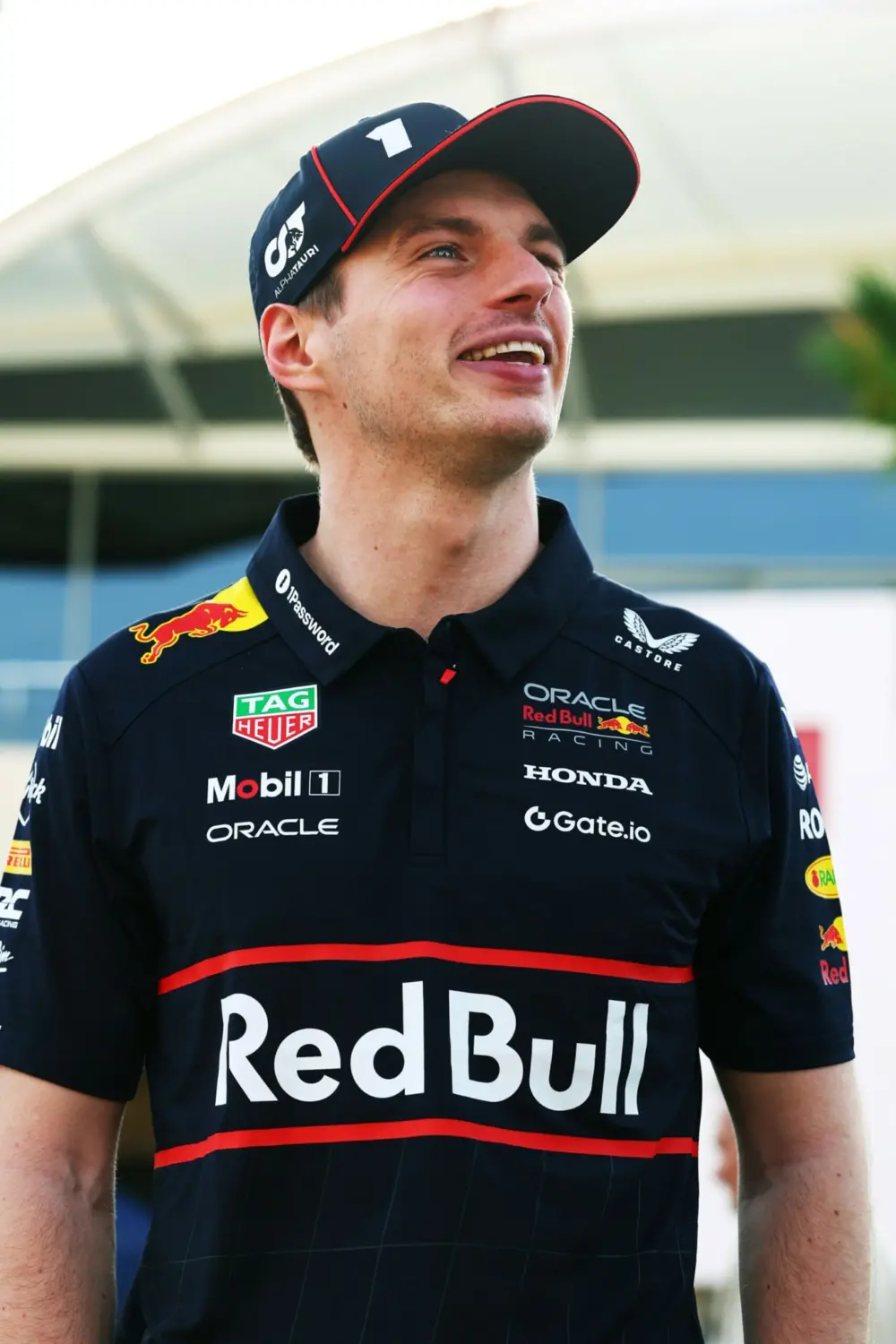 Alternative view of Áo Castore Oracle Red Bull Racing F1 Team Driver Polo Shirt 'Midnight Blue' TM10296-020