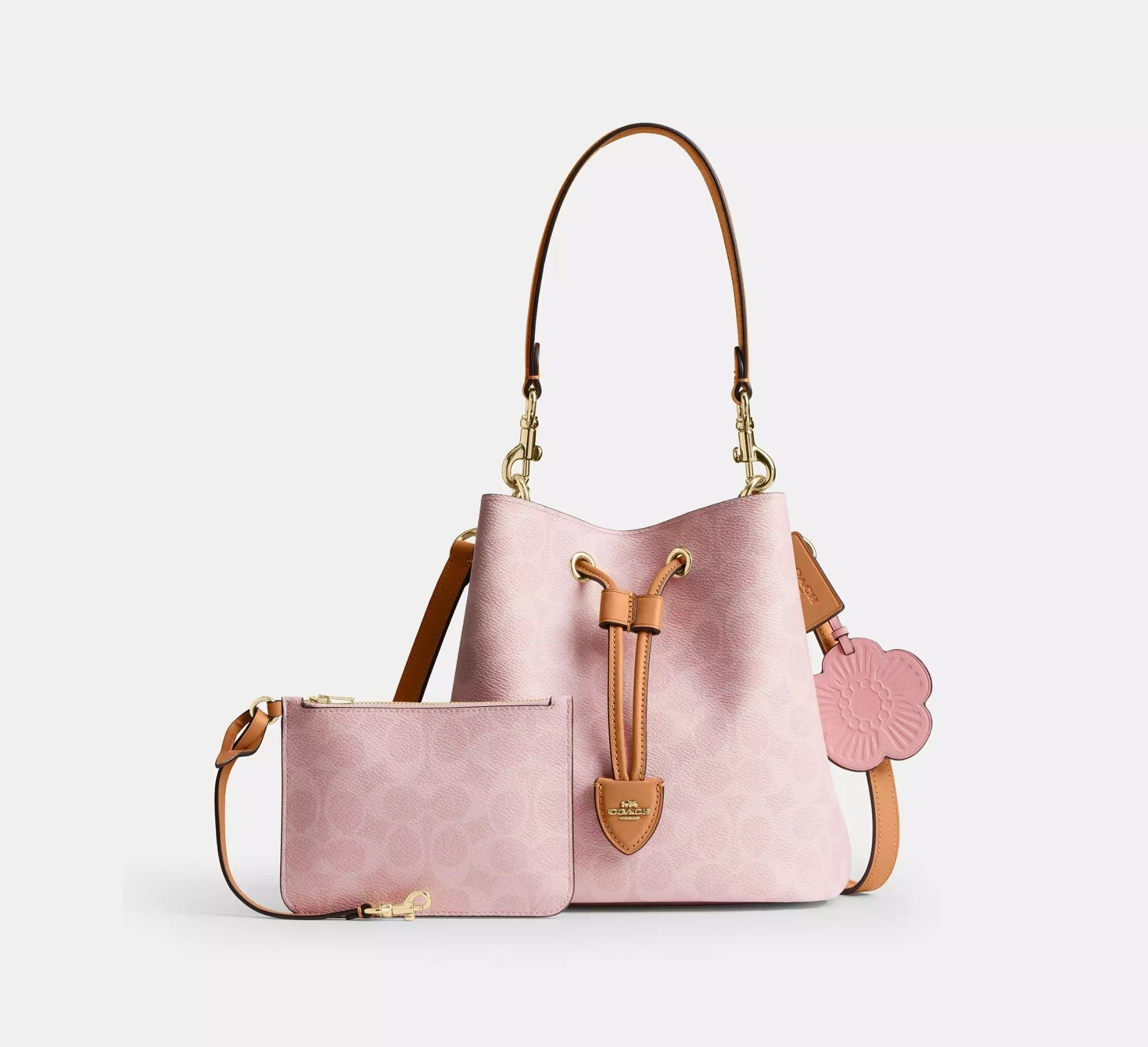 Alternative view of Túi Coach Rowan Bucket Bag ‘Powder Pink’ CEA23-IMPO