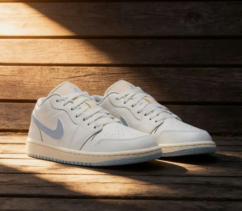 Giày Nike Air Jordan 1 Low ‘Sail Ghost’ DC0774-106 - Ảnh 3