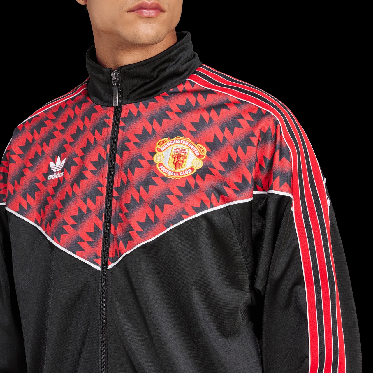 Áo adidas Manchester United 1991 Track Top ‘Black’ JF0373 - Ảnh 4