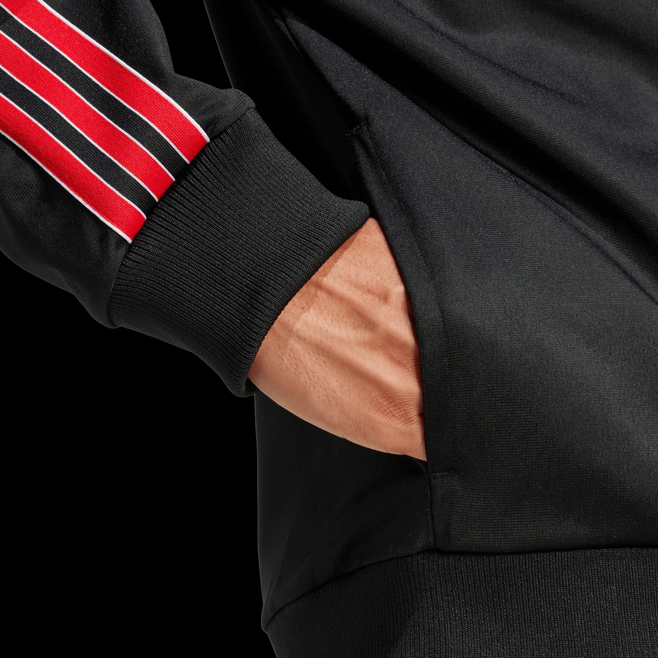 Áo adidas Manchester United 1991 Track Top ‘Black’ JF0373 - Ảnh 3