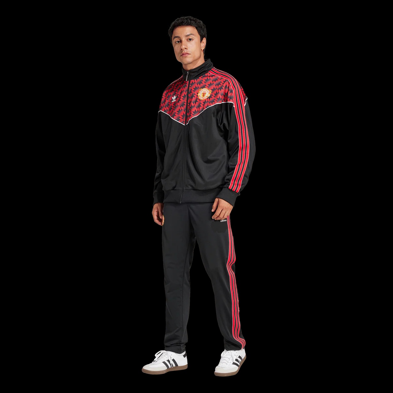 Alternative view of Áo adidas Manchester United 1991 Track Top ‘Black’ JF0373