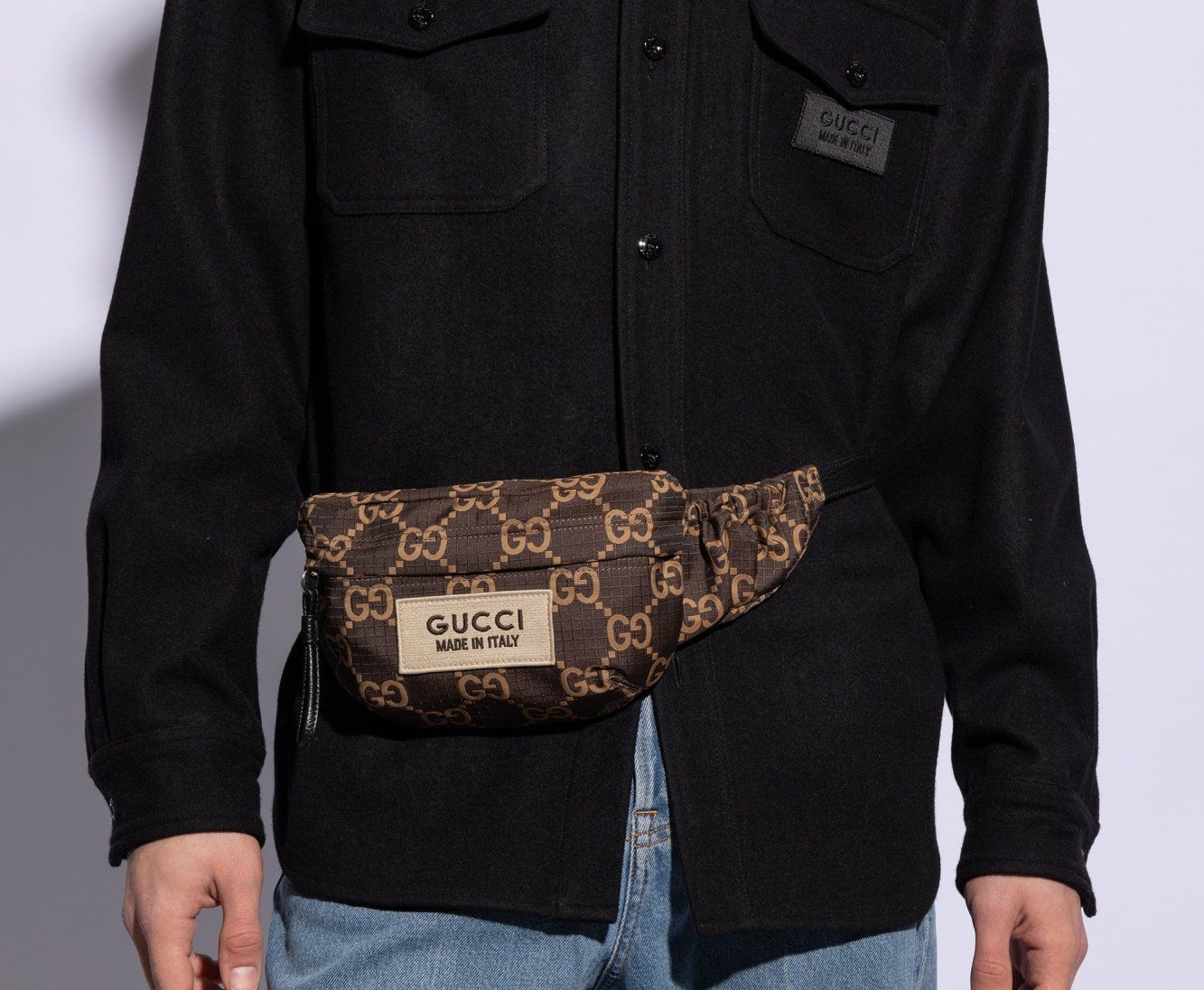 Alternative view of Túi Gucci Belt Bag ‘Brown’ 767934-FACPM-9441