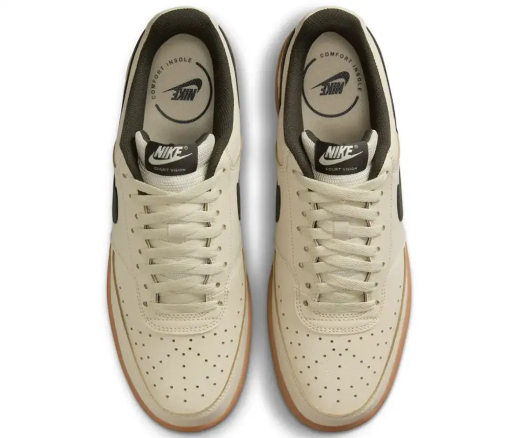 Giày Nike Court Vision Low 'Khaki' HV4506-200 - Ảnh 5