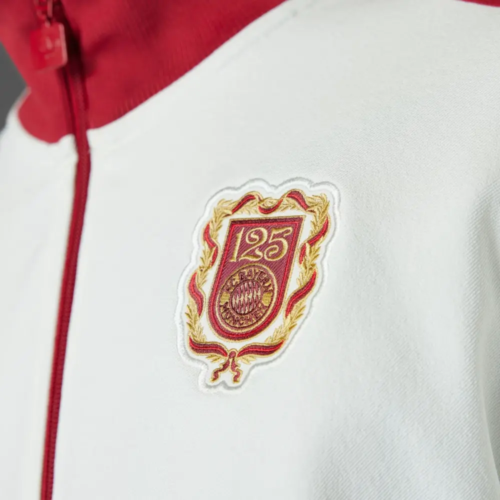 Alternative view of Áo adidas FC Bayern Anniversary Track Top ‘Off White’ JF0593