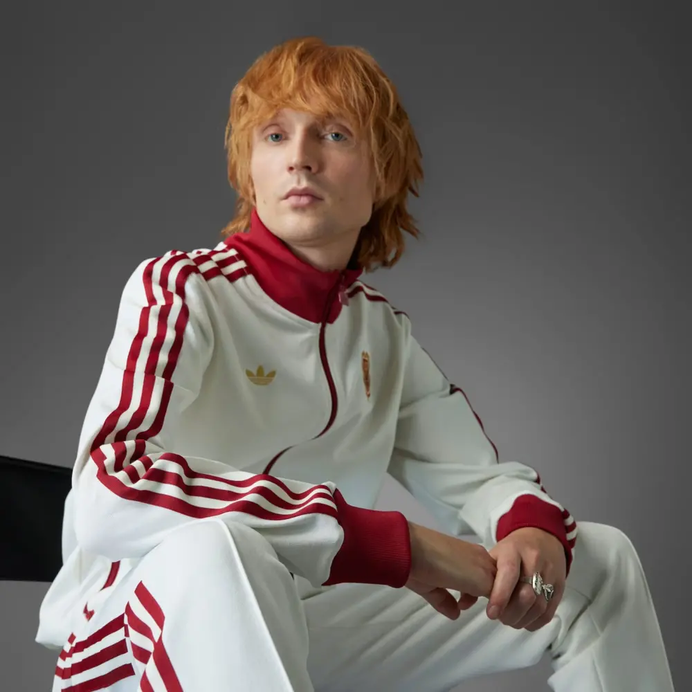 Áo adidas FC Bayern Anniversary Track Top ‘Off White’ JF0593 - Ảnh 3