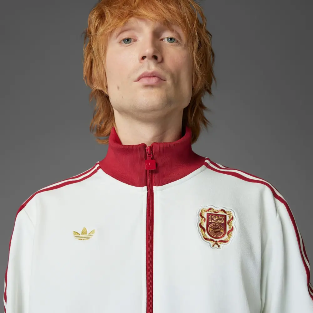 Áo adidas FC Bayern Anniversary Track Top ‘Off White’ JF0593 - Ảnh 4