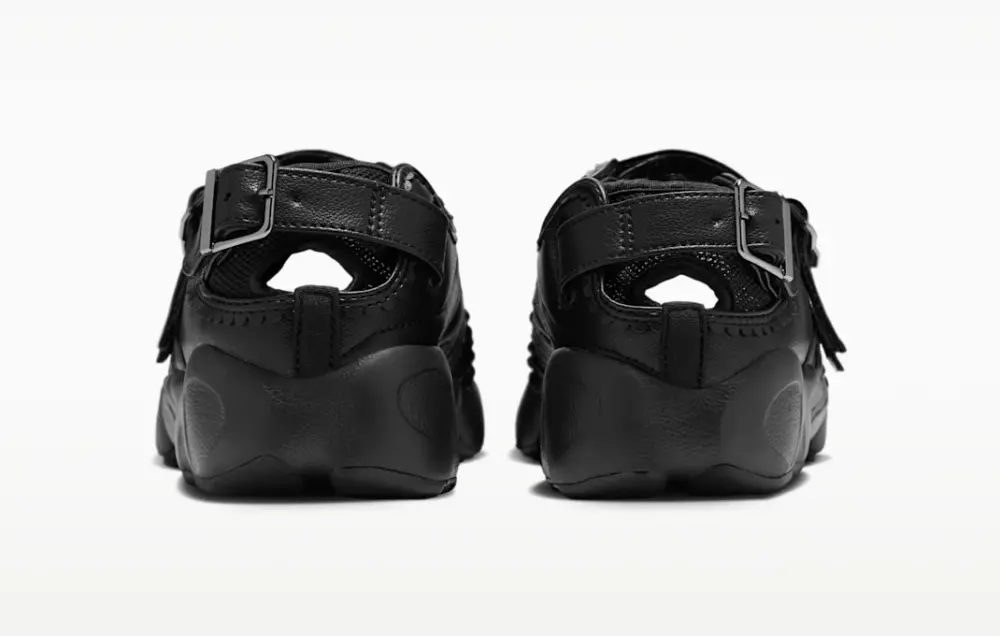 Giày Nike Air Rift ‘Triple Black Buckle Strap’ IB8881-001 - Ảnh 7