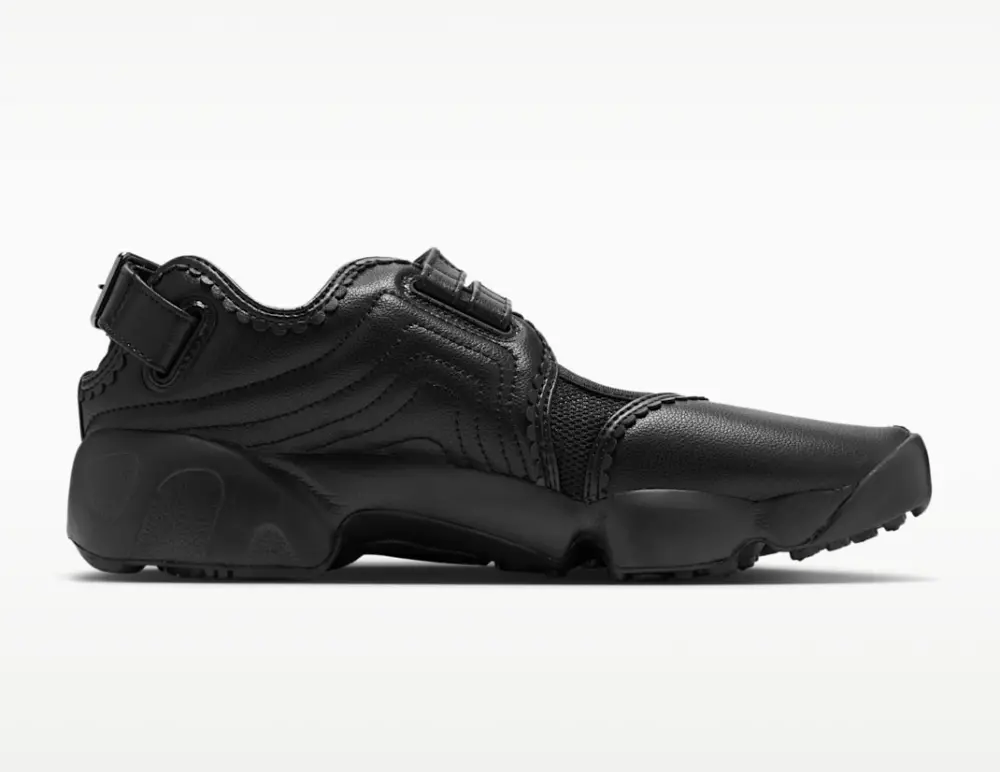 Giày Nike Air Rift ‘Triple Black Buckle Strap’ IB8881-001 - Ảnh 4